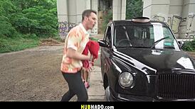 Wild Make Up Sex In A Taxi - Tru Kait