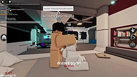 I got fucked and creampied by a horny guy in roblox game