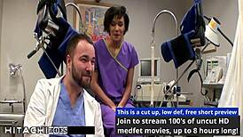 Freshman Jackie Banes Gets Mandatory Hitachi Orgasm From Nurse!