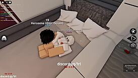 I got fucked and creampied by a horny guy in roblox game