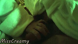 Teacher fakes massage and makes student cum in risky spa sex