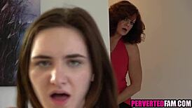 Bold Stepbrother and Stepsister Fuck as Stepmom Watches Secretly