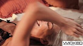 I'm stripping for photos and then we'll fuck, says the super hot blonde model