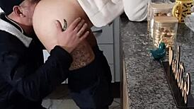 Stepdaughter Cant Even Rest While Having Breakfast