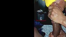 young milf gives best blowjob to gay guy with deepthroat