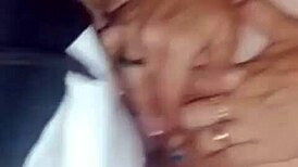 Skinny Colombian latina masturbates intensely.