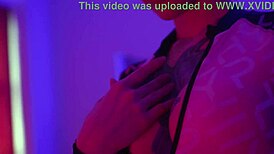 Teen Babe With Big Tits Experiences First Piss Play, DVP, And DPP With Rough Gangbang Action