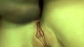 Intriguing BDSM latex threesome with cougar and monster cock