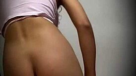 is this real busty colombian model caught on hidden cam?