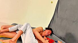 Maine neighbor sister के साथ passionate sex किया, rough doggy anal में woh crazy wet squirt हुई.