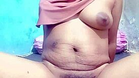 indonesian hijab girl masturbates with dildo until intense orgasm