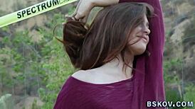 Teen Pornstar Experiences Intense Interracial Action