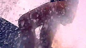 Hairy Babe Wet Mini Skirt In Public, Flashing Her Puffy Nipples Outdoors