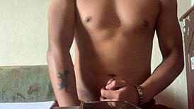 maluma masturbates while moaning loudly during fitness session