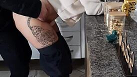 Stepdaughter Cant Even Rest While Having Breakfast