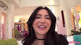 Naughty Nympho Jane Wilde Experiences Intense Double Anal Penetration