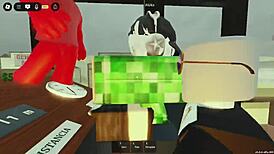 se queda afk y todos se la cogen en gangbang