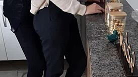 Stepdaughter Cant Even Rest While Having Breakfast