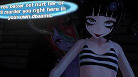 monster girl island prologue halloween especial en espa�ol mujer elfa satando una buena polla con su hermana neko y chica slimer me domina