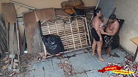 GORDINHA GOSTOSA DEU O CU PARA O CUNHADO NA CASA ABANDONADA