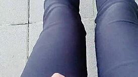 why does tingting pee outdoors in women's clothes?