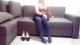 Beautiful Asian Woman With Big Ass Relaxes Alone At Home