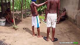 Horny Girls Feel Intense Pleasure From Sex-Hunters In Grandpa's Native House