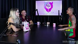 caroleta roots and bruna carlos in bora cast compilation, part 1 on sheer red 😘