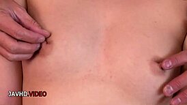 asian cutie rinka aiuchi enjoys blowjob and hardcore threesome action in stockings