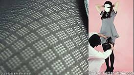 pantyhose fetish with legs focus