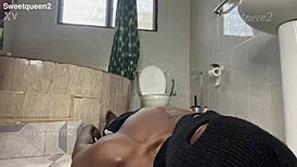 you want me to drink your piss, ebony slut? golden shower time