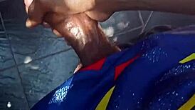 i'm stroking my dick outside in the open air