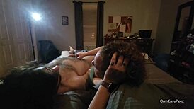 liza, bbw with tattoos, makes andy cum huge load sensually