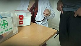 Doctor Sucks Patient's Cock Secretly In Hospital Clinic