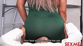 sexmex broken nose from facesitting sandra paola