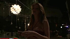 Naughty redhead asks, 'Who wants to fuck me with two cocks for my birthday?'