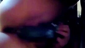 She leaves me so hot I masturbate with a cucumber!