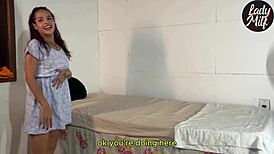 my neighbor took advantage of me being alone to surprise me subtitled in english