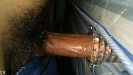 Curious teen explores solo pleasure with rubber toy. Contrasting softcore fantasies of hard cock and hot cum.