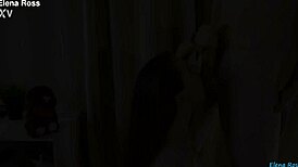 Elena Ross eagerly swallows cum after blowjob