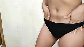 diana touches herself in a private session with a nice ass view