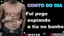 conto erotico fui pego espiando a tia no banho