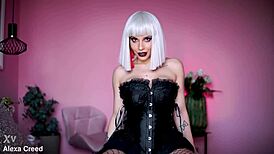 i'm a bad girl teasing with my tattoos and fake tits until you cum