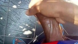 i'm stroking my dick outside in the open air