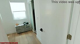 Violet Starr naughty creepy roommate gets lucky 😈