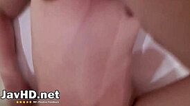 Watch her devour his virgin cock!