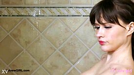 Fresh-Faced Blonde Took A Refreshing Shower