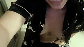 safada loves cock, wants to ride a tasty dick, rubs her wet pussy all slutty, eager to give it up