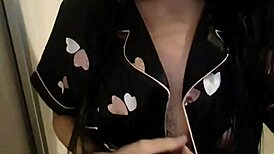 safada loves cock, wants to ride a tasty dick, rubs her wet pussy all slutty, eager to give it up