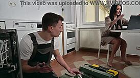 Agitated Babe Anissa Kate Relieves Tension in Adulterous DP Threesome